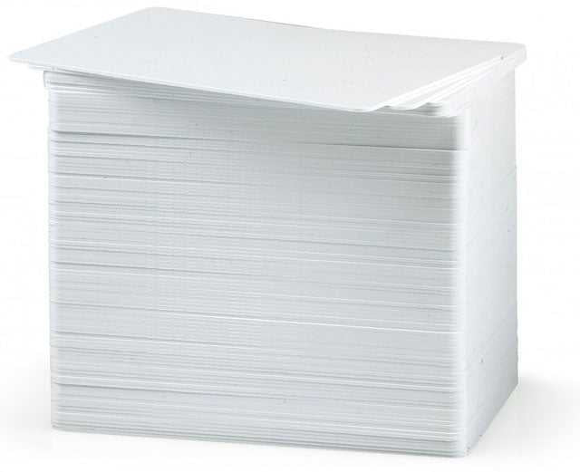 Zebra 104523-111 WHITE PVC 30 MIL CARDS