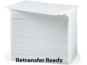 Zebra 104523-811 CARD,PVC,30MIL,RETRANSFER READY,500/BOX