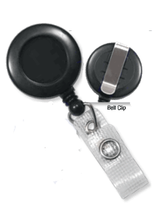 2120-3036 Most Economical Reel Badge Holder-w/ slid-type belt clip